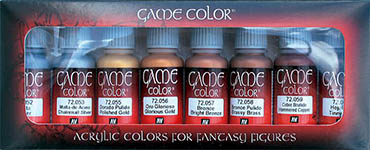 055-772303 - Farb-Set, Metallic-Farben, 8 x 17 ml